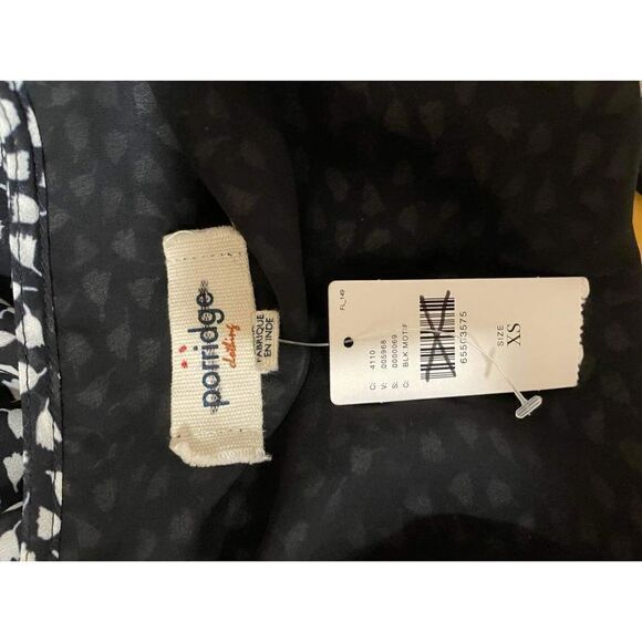 Anthropologie x Porridge Puff-Sleeved Wrap Blouse Size XS NWT - Picture 7 of 7